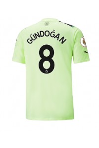 Manchester City Ilkay Gundogan #8 Fotballdrakt Tredje Klær 2022-23 Korte ermer